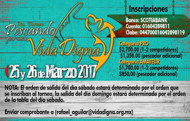 5to. Torneo Pescando por una Vida Digna