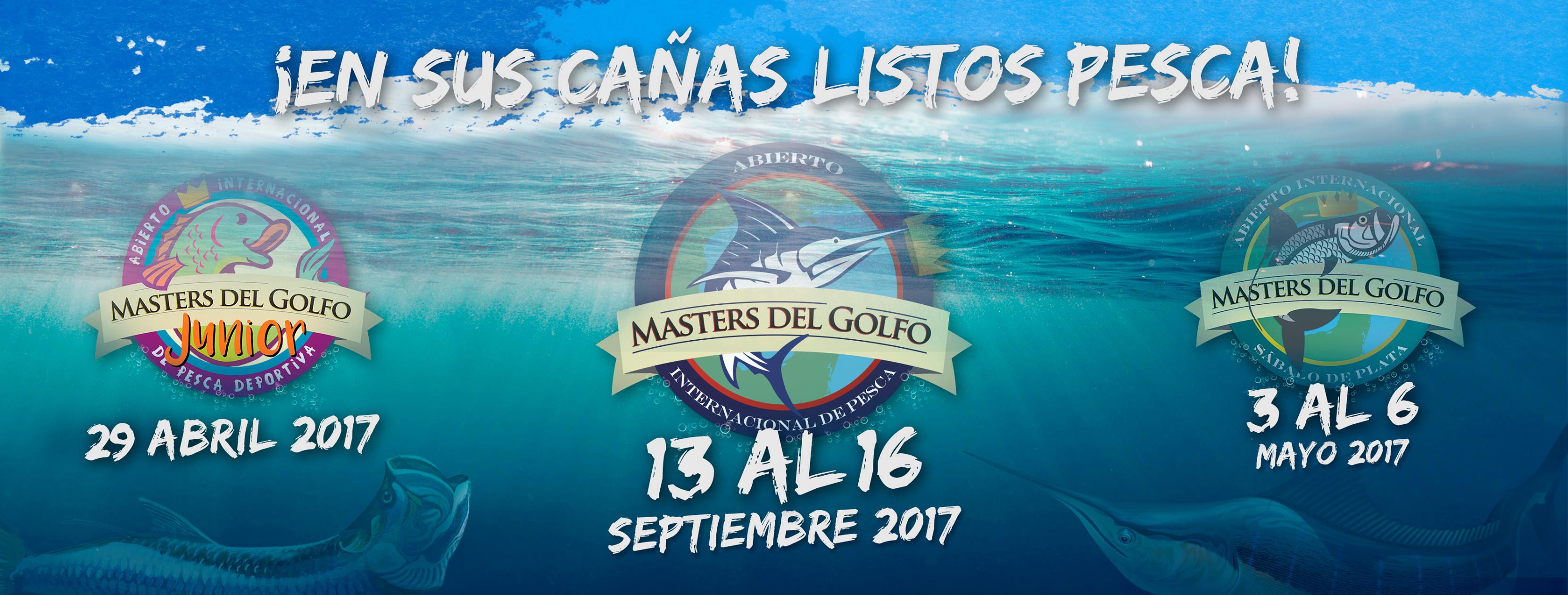 Fechas del Abierto Internacional de Pesca “Masters del Golfo”