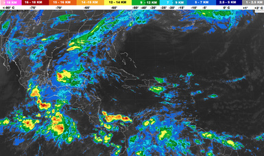 Se esperan tormentas intensas en gran parte del territorio nacional