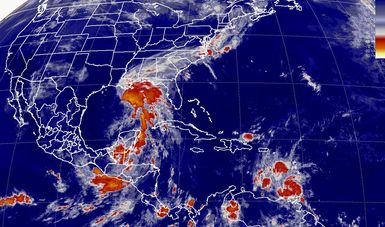 Tormentas muy fuertes se esperan en el sur y sureste del país