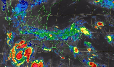 Tormentas intensas se prevén al sur del país
