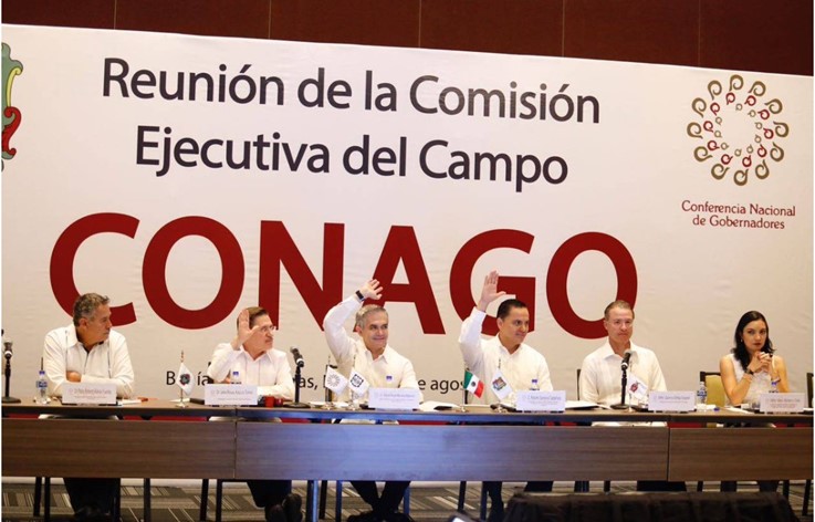 El gobernador de Sinaloa, Quirino Ordaz Coppel, es el nuevo coordinador de la Comisión de Campo y Pesca de la CONAGO