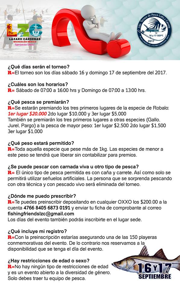 2do Torneo de Pesca Caña y Carrete