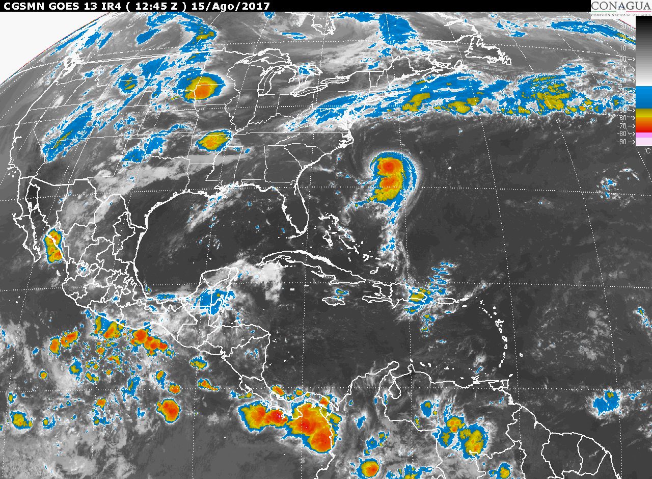 Siguen tormentas pero la temperatura será superior a 40 °C en 10 estados de México