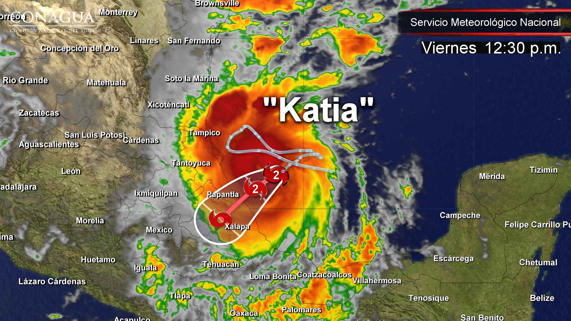 Activa la Secretaría de Marina su Plan Marina en fase de prevención por huracán Katia