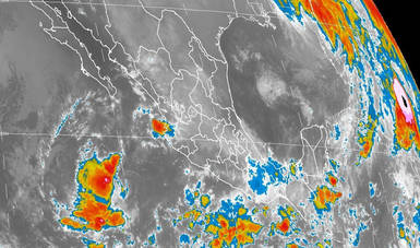 Tormentas intensas se pronostican para el sur del territorio nacional