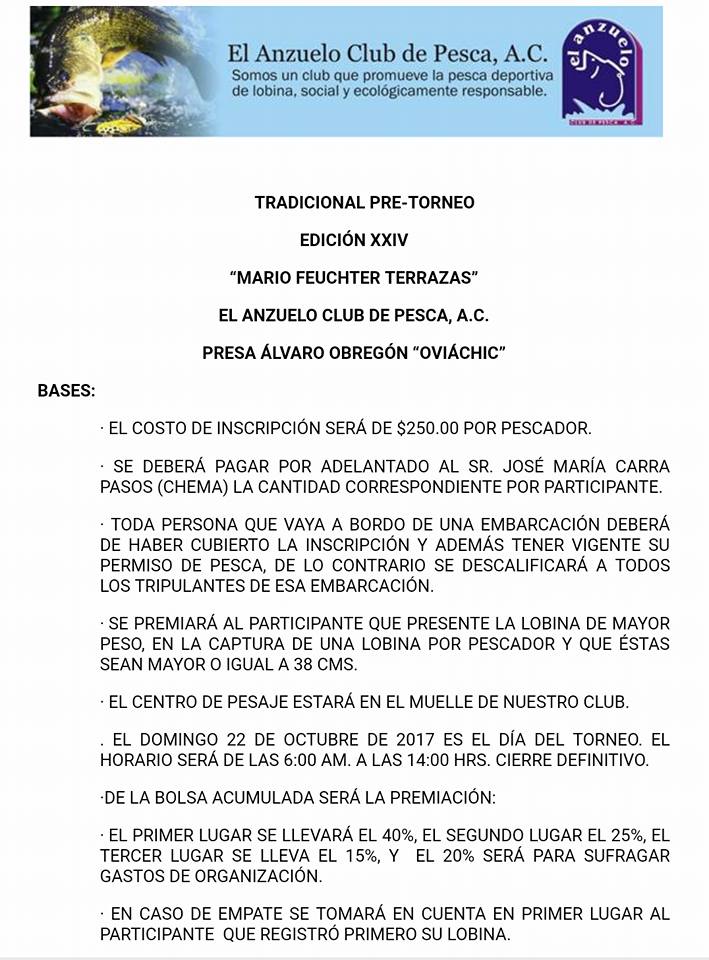 Tradicional Pre-Torneo edición XXIV Mario Feuchter Terrazas