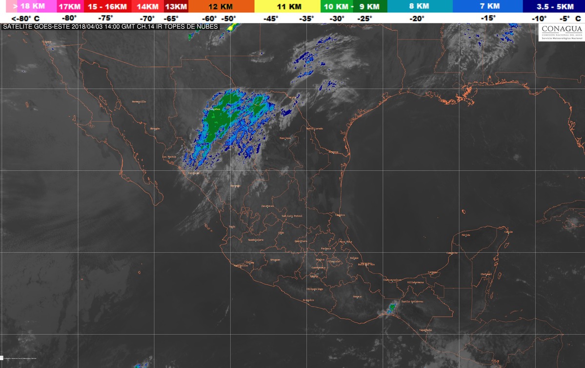 Se prevén vientos fuertes con rachas superiores a 60 km/h y posibles tolvaneras en Coahuila, Nuevo León y Tamaulipas
