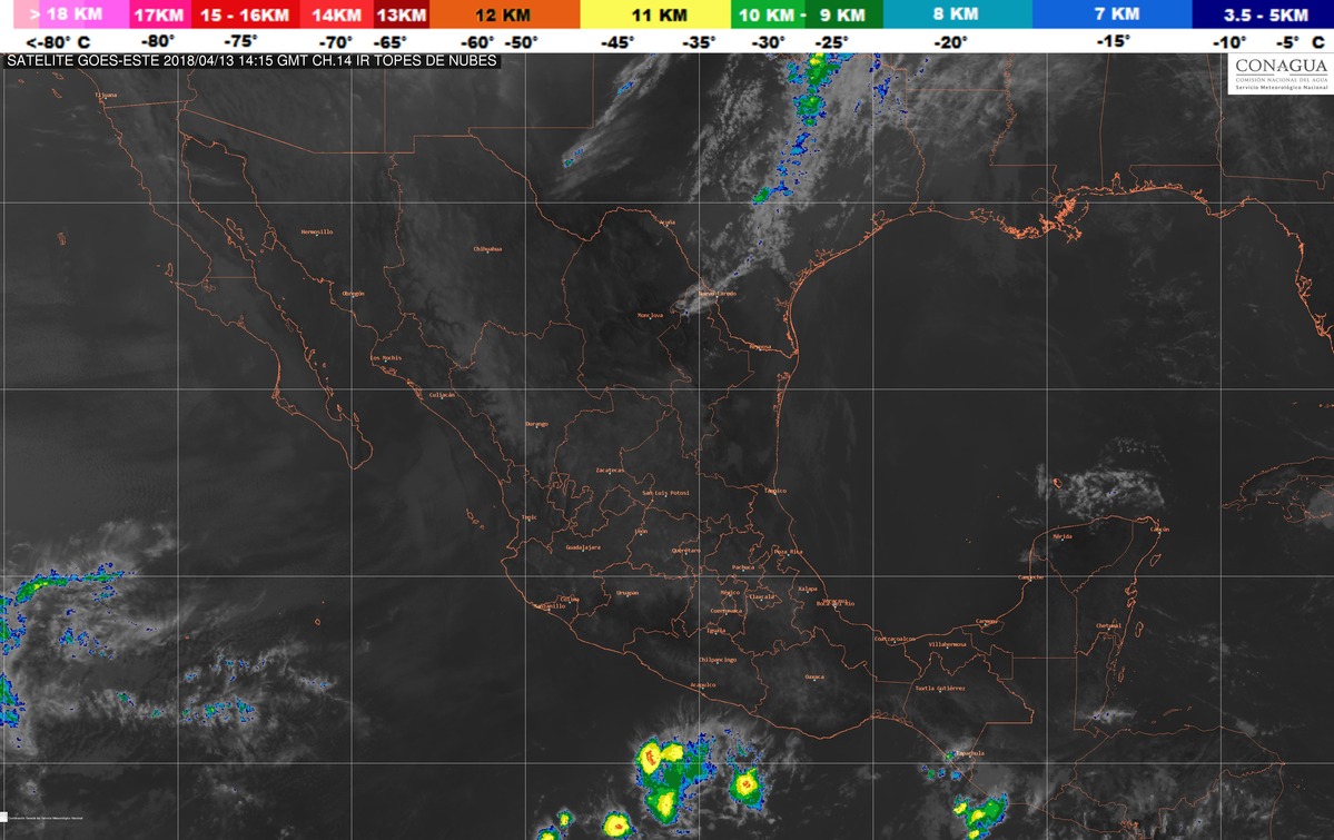 Se prevén vientos fuertes con rachas superiores a 60 km/h y posibles tolvaneras en el noroeste, el norte y noreste de México