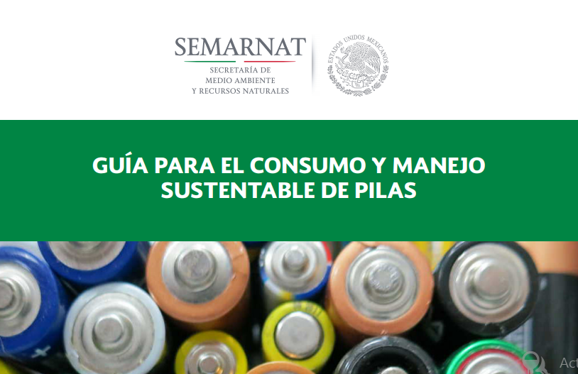 Guía para el consumo y manejo sustentable de pilas