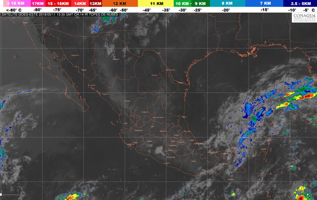 Se pronostican lluvias muy fuertes para Oaxaca y Chiapas