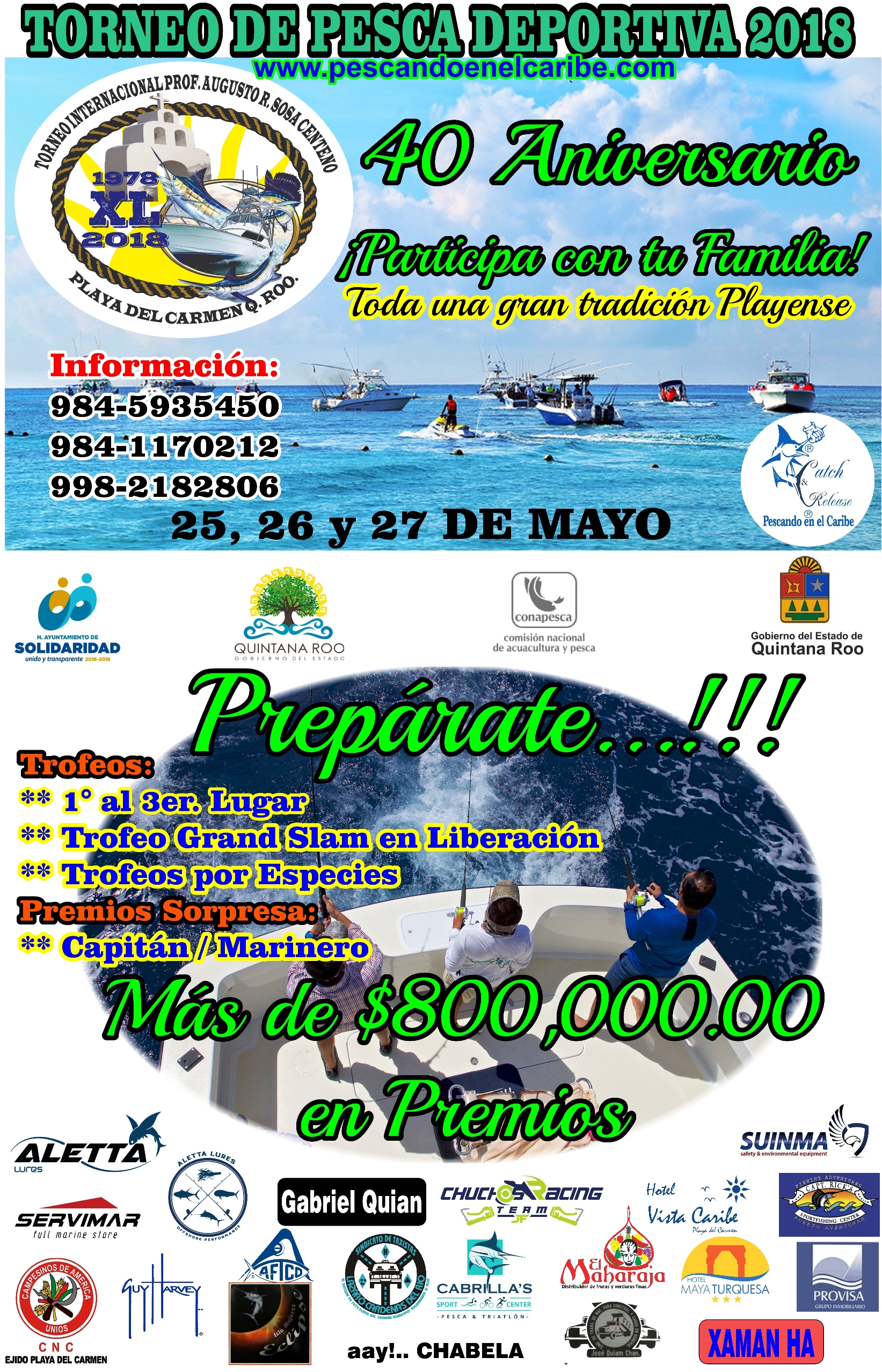 40 aniversario torneo internacional Prof. Augusto R. Sosa Centeno