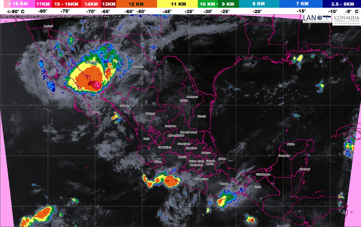 Se prevén temperaturas mayores a 40 grados Celsius en 14 entidades de México debido a onda de calor