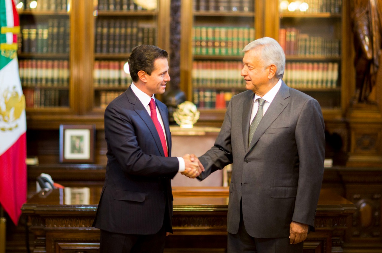 Presidente Enrique Peña Nieto reconoce el triunfo de Andrés Manuel López