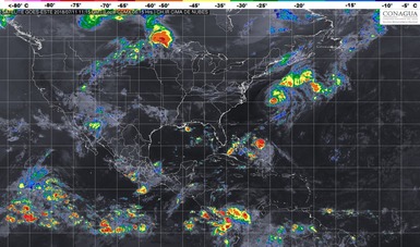 El pronóstico para hoy es de tormentas muy fuertes en Durango, Sinaloa, Nayarit, Veracruz y Oaxaca