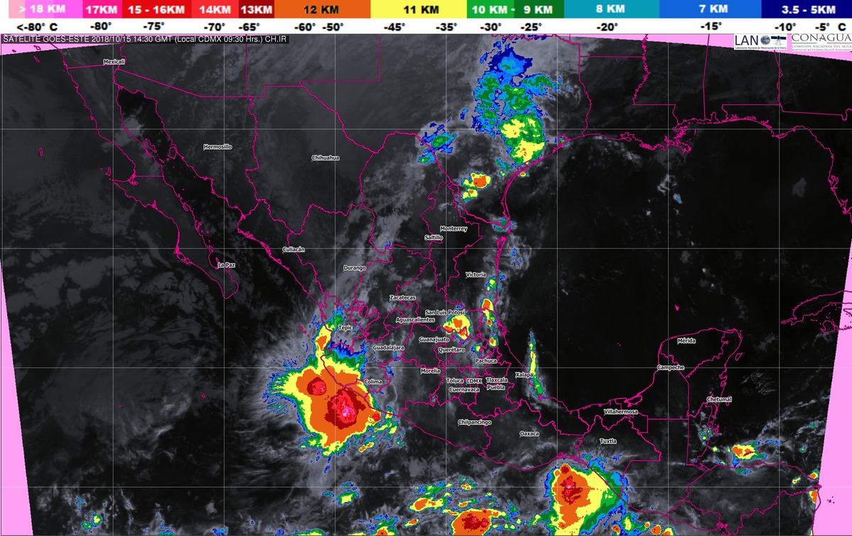 Se formó la tormenta tropical Tara en el Océano Pacífico