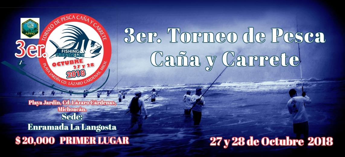 Tercer torneo de pesca caña y carrete 2018