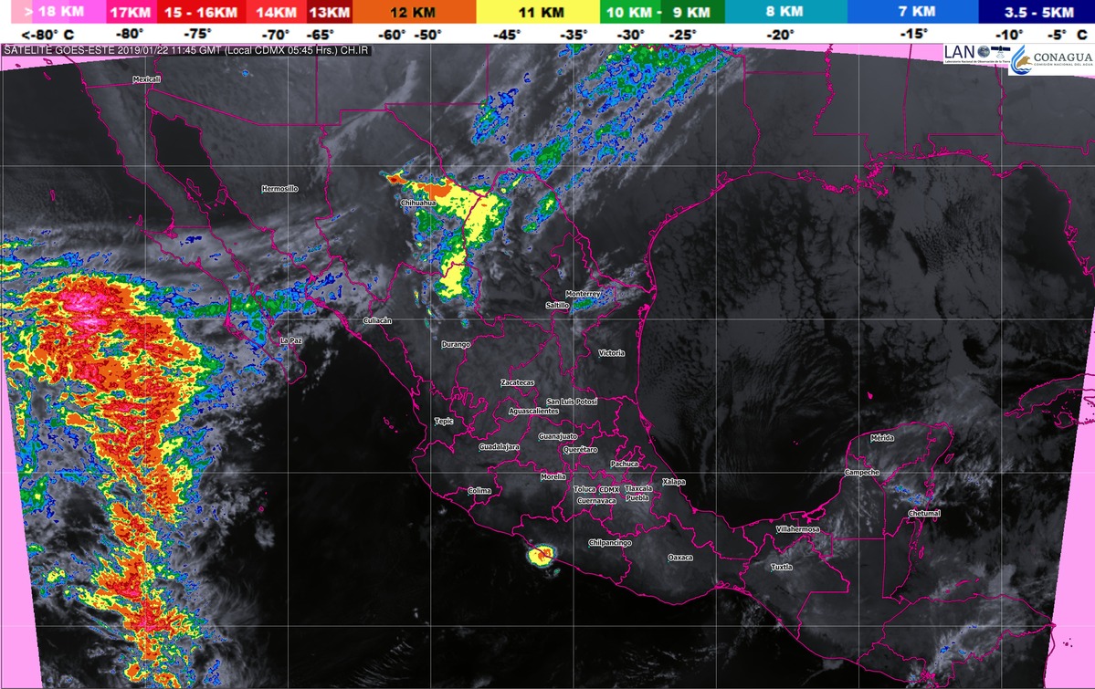 Marcado descenso de temperatura se prevé en el norte y el noreste de México