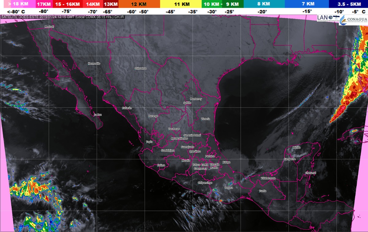 Prevén ambiente frío con posibles heladas en el norte y el centro de México