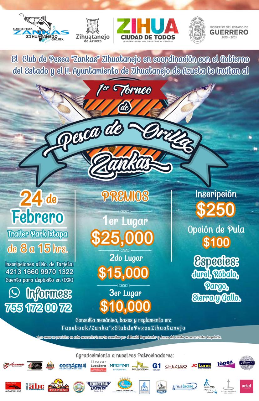 1er torneo de pesca de orilla Zankas