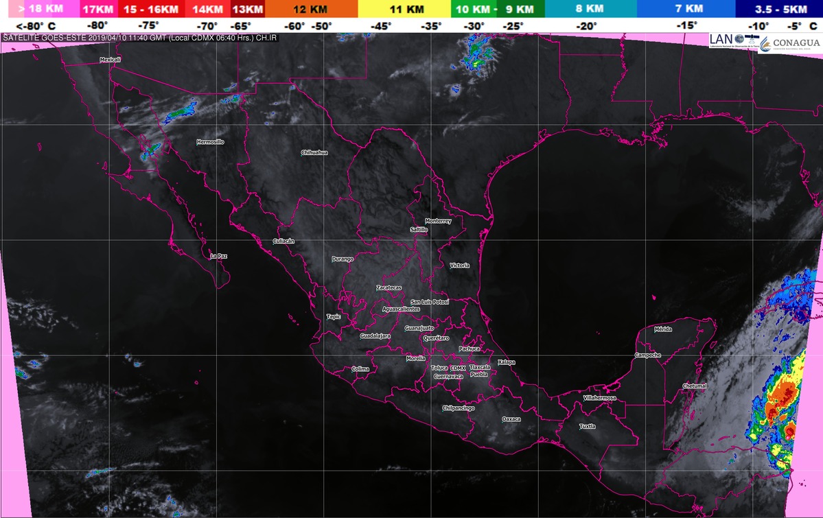 Se prevén vientos fuertes con tolvaneras en Chihuahua, Sonora, Coahuila y Durango