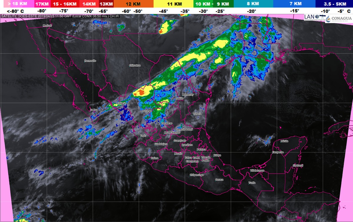 Se prevén temperaturas de calurosas a muy calurosas en la mayor parte de México por onda de calor