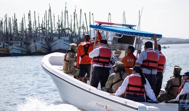 Conapesca inhibe pesca ilegal, con la retención precautoria de mil 182 toneladas de producto pesquero