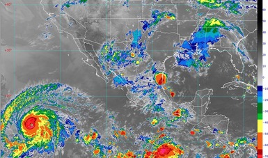 Lluvias puntuales muy fuertes, actividad eléctrica y granizadas se pronostican para Sonora, Chihuahua, Sinaloa y Estado de México