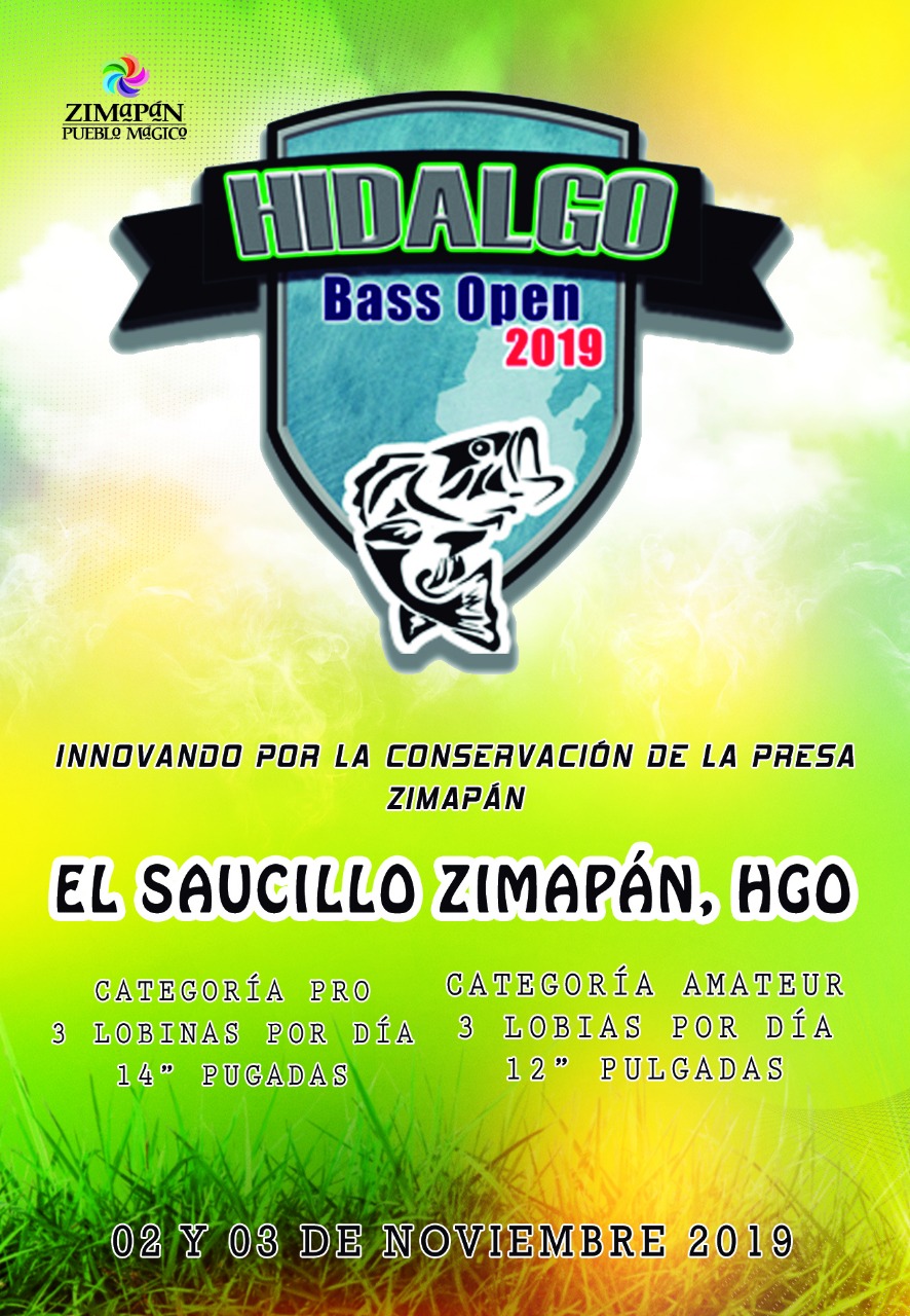 Pesca en Directo en el BASS Open Zimapán 2019 de El Saucillo, Hidalgo