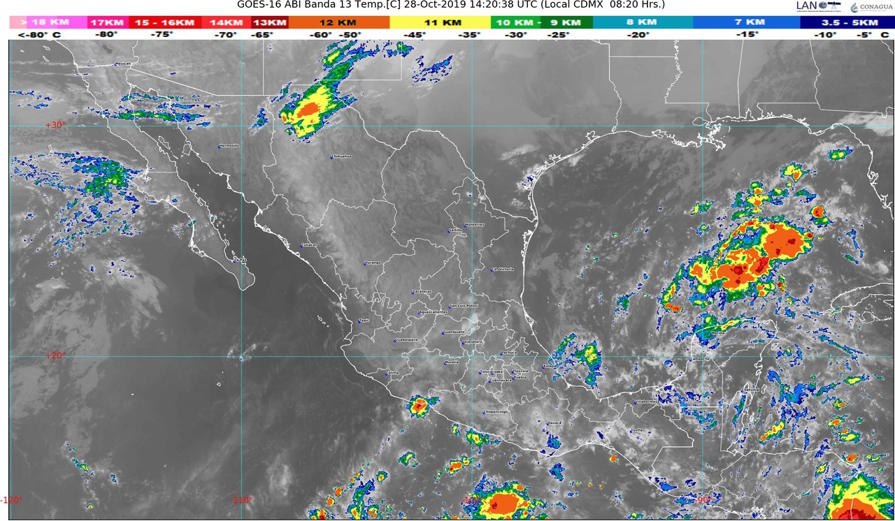 Se prevén temperaturas mínimas de -5 a 0 grados Celsius y posibles heladas en sierras de Chihuahua y Durango
