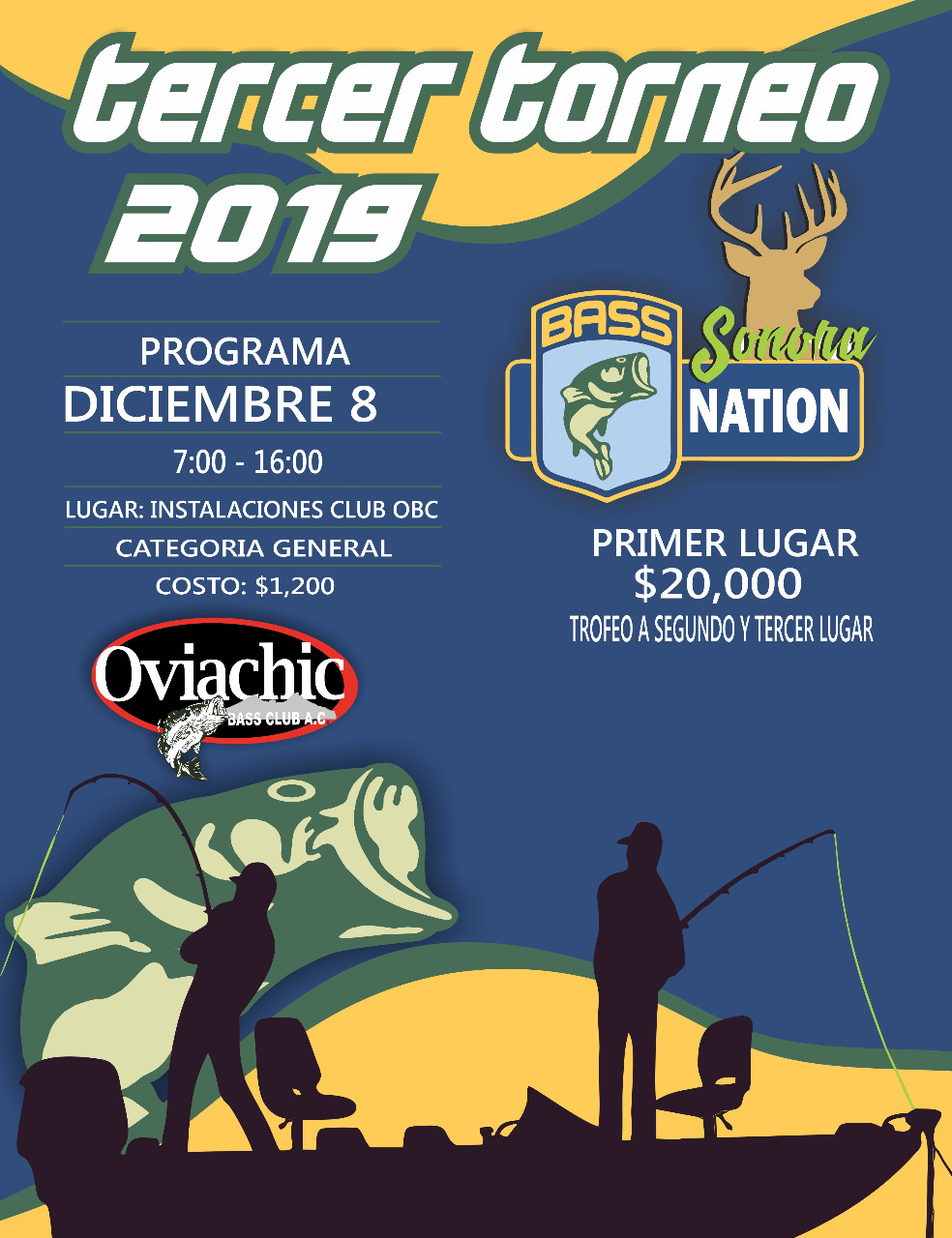 Tercer torneo Bass Sonora Nation 2019