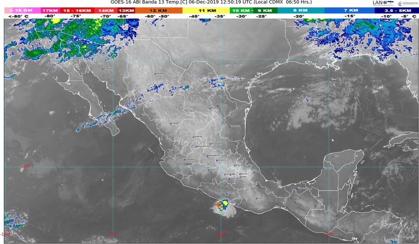 Se mantendrá el ambiente frío con posibles heladas matutinas en zonas serranas del norte de México