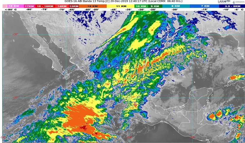 Prevén ambiente frío con heladas matutinas en zonas altas del norte, el oriente y el centro de México