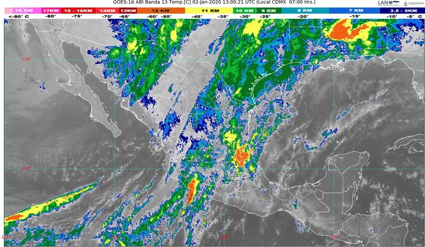 Prevén ambiente muy frío con heladas en el noroeste y el norte de México