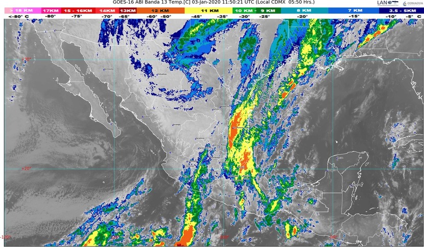 Continuarán las rachas de viento fuerte en regiones del centro y el norte de México