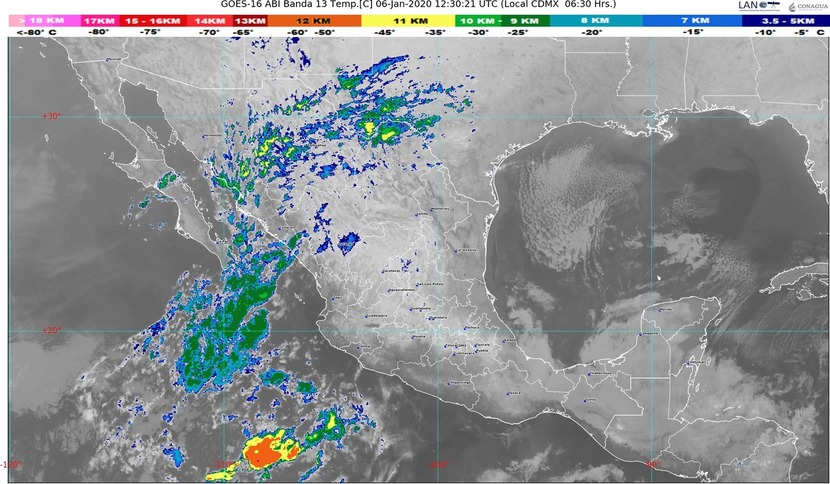 Se prevé un nuevo descenso de temperatura en el norte de México