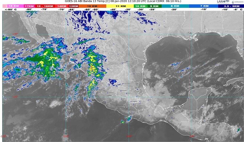 Se mantendrá el ambiente frío en gran parte de México, con heladas en las mesas del norte y central