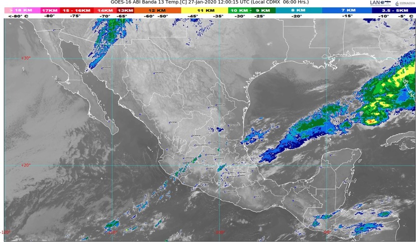 Persistirá el frío con heladas en las montañas de las mesas del Norte y Central