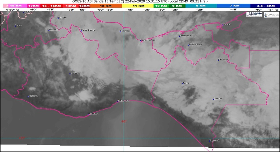 Frete frío 41: Desciende la temperatura, con viento fuerte en península de Baja California y región Noroeste de México