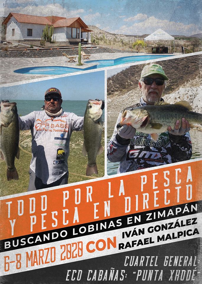 Pesca en Zimapán con Iván González de Todo Por La Pesca, y Rafael Malpica de Pesca en Directo