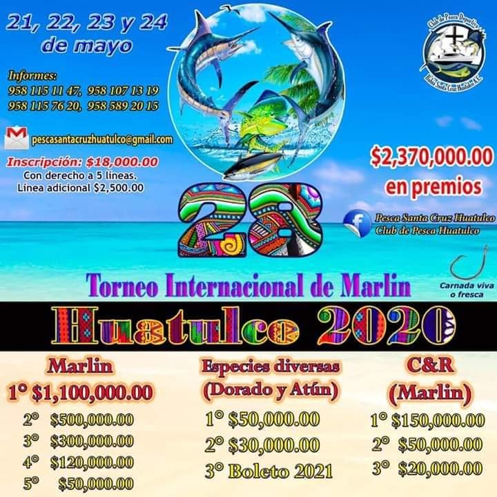 Torneo Internacional de Marlin Huatulco 2020