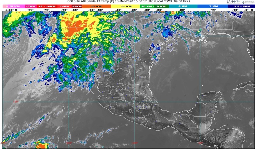 Regresa el frío, con vientos, lluvias fuertes y posibles nevadas en noroeste y norte de México