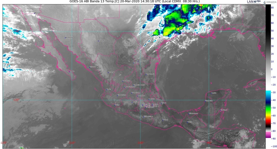 Nuevo León y Tamaulipas con lluvias, descargas eléctricas, granizo y posibles torbellinos; rachas de viento en el norte