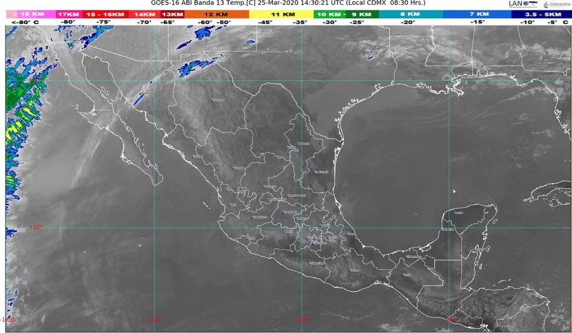 ¡Cálido México! Temperaturas máximas de 40 a 45 °C en 11 entidades de México