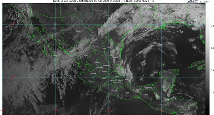 Lluvias en Baja California y Sonora, y nevadas en sierras de San Pedro Mártir y la Rumorosa; calor en península de Yucatán y sureste