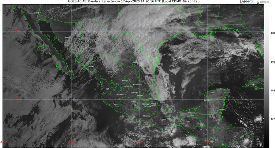 Ingresan los frentes fríos 53 y 54 en el norte de México, pero siguen temperaturas de 35 grados °C en casi todo el país