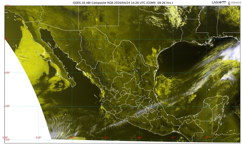 Lluvias fuertes, descargas eléctricas y granizo para Puebla, Tlaxcala y Veracruz; más 35 grados Celsius
