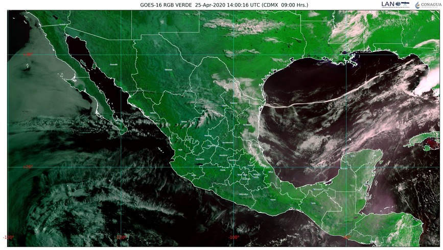 Lluvias fuertes, descargas eléctricas y granizo en Hidalgo, Puebla, Tlaxcala y Veracruz