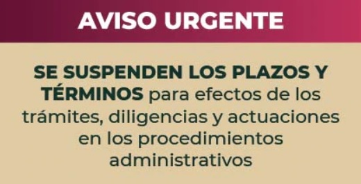Profepa suspende trámites, diligencias y actuaciones de inspección y vigilancia