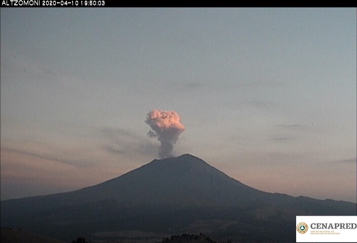 Se activa el volcán Popocatépetl: dos explosiones y 160 exhalaciones en las últimas 24 horas
